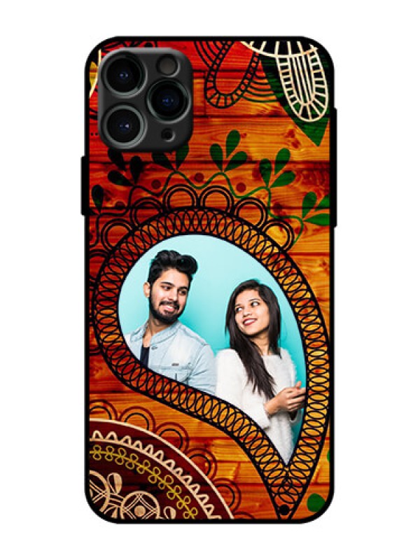 Custom iPhone 11 Pro Custom Metal Phone Case - Abstract Colorful Design