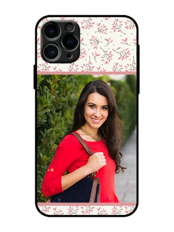 Custom iPhone 11 Pro Custom Metal Phone Case - Stunning Floral Design