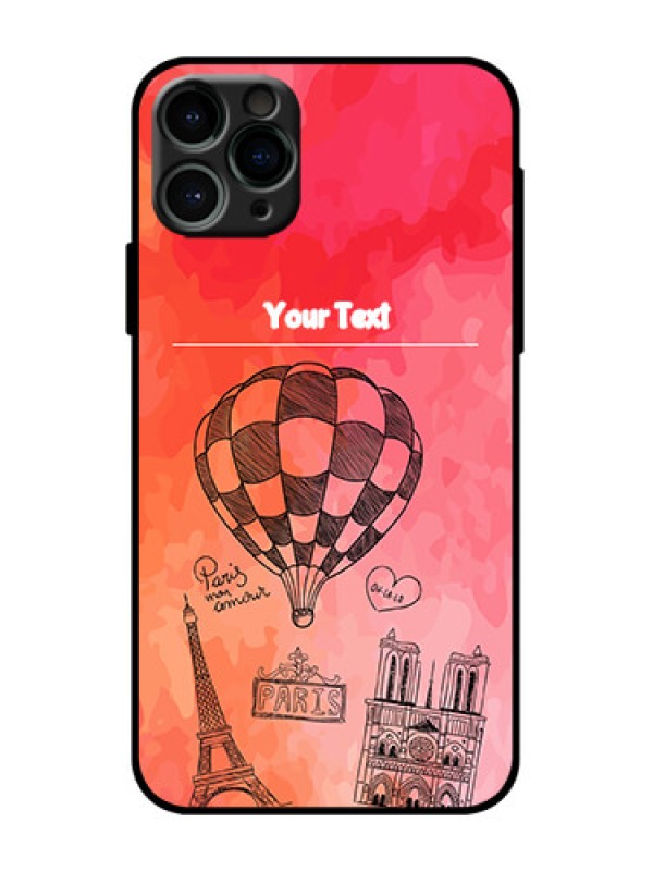Custom iPhone 11 Pro Custom Metal Phone Case - Paris Theme Design