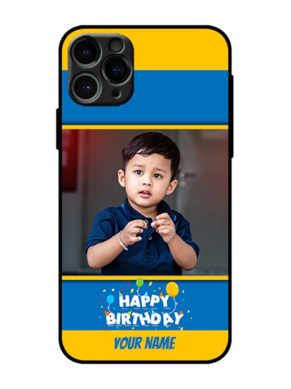 Custom iPhone 11 Pro Custom Metal Phone Case - Birthday Wishes Design