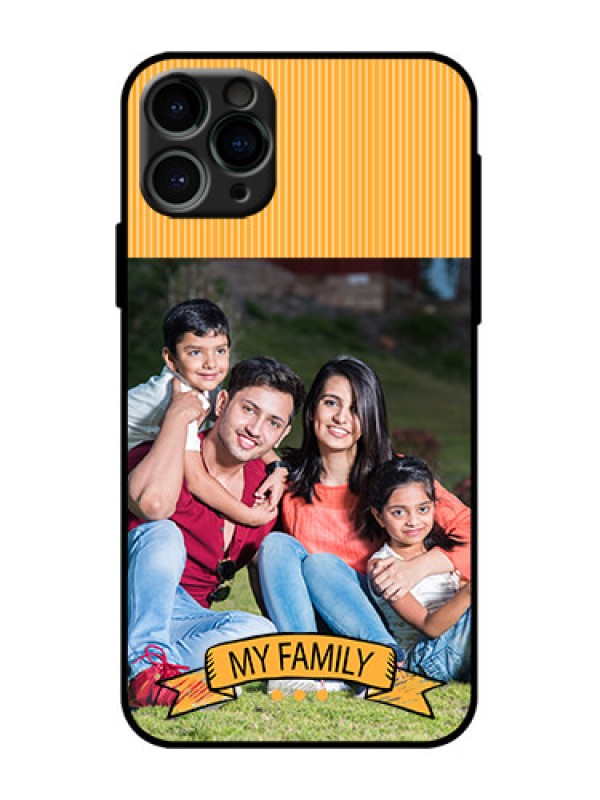 Custom iPhone 11 Pro Custom Metal Phone Case - My Family Design