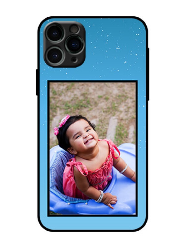 Custom iPhone 11 Pro Custom Metal Phone Case - Wave Pattern Colorful Design