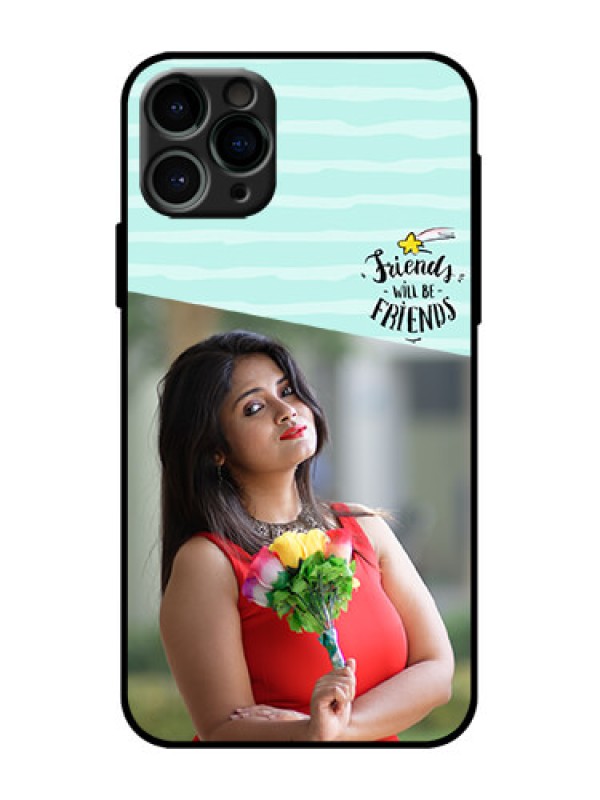Custom iPhone 11 Pro Custom Metal Phone Case - Friends Picture Icon Design