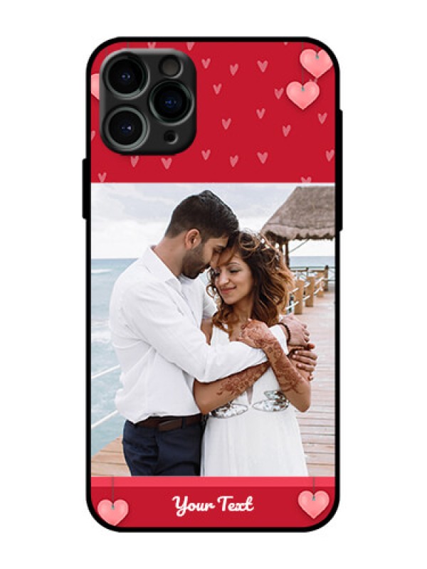Custom iPhone 11 Pro Custom Metal Phone Case - Valentines Day Design