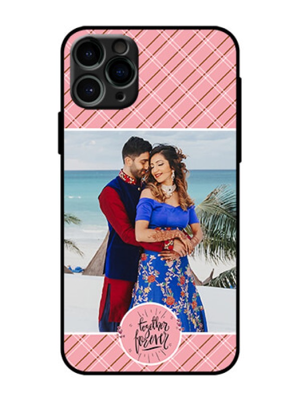 Custom iPhone 11 Pro Custom Metal Phone Case - Together Forever Design