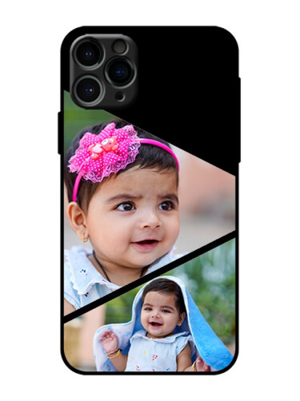 Custom iPhone 11 Pro Custom Metal Phone Case - Semi Cut Design