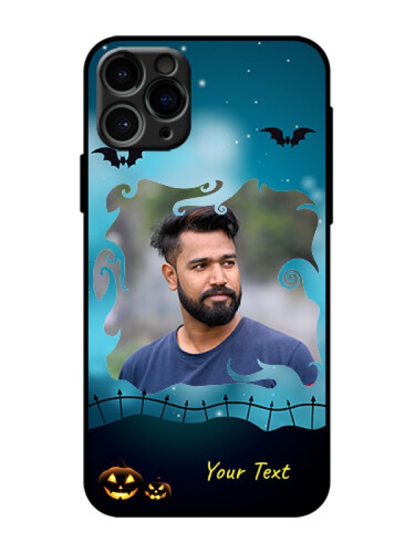Custom iPhone 11 Pro Custom Metal Phone Case - Halloween Frame Design