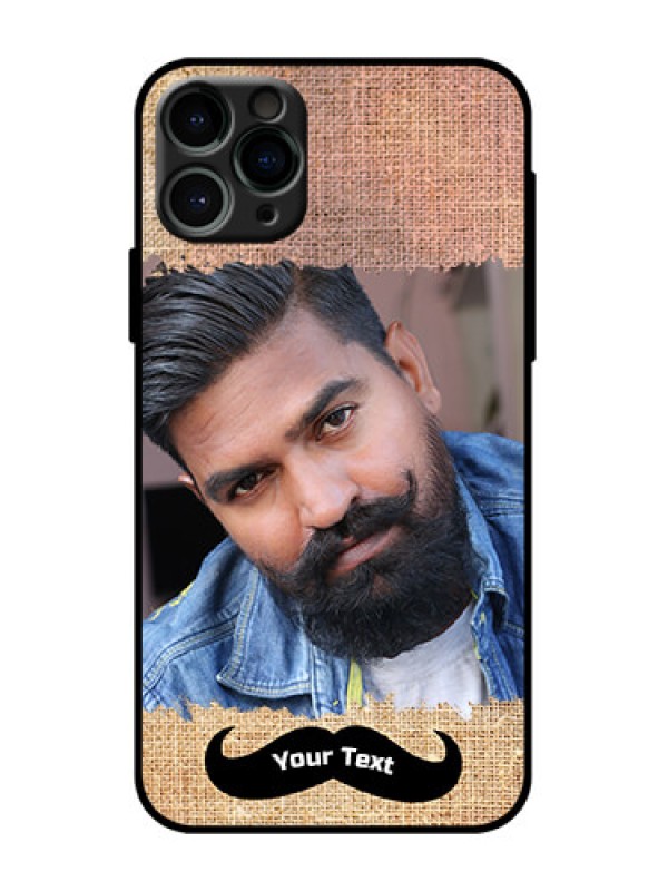 Custom iPhone 11 Pro Custom Metal Phone Case - With Texture Design