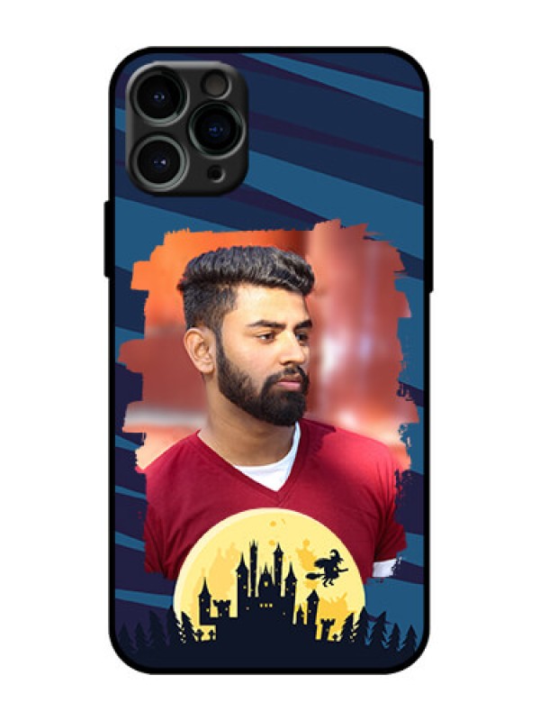 Custom iPhone 11 Pro Custom Metal Phone Case - Halloween Witch Design