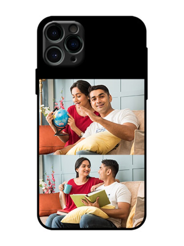 Custom iPhone 11 Pro Custom Metal Phone Case - 2 Images Design