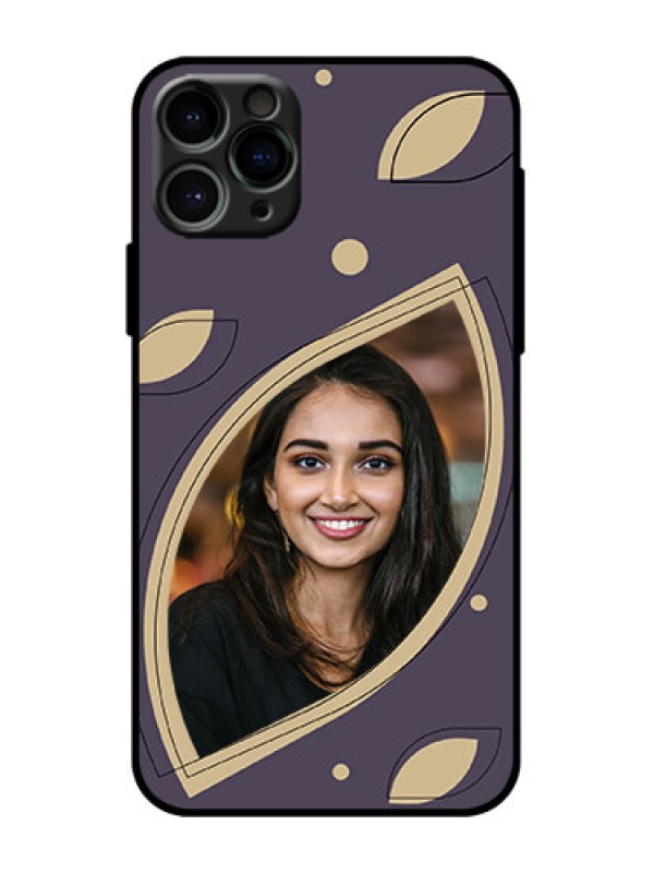 Custom iPhone 11 Pro Custom Metal Phone Case - Falling Leaf Design