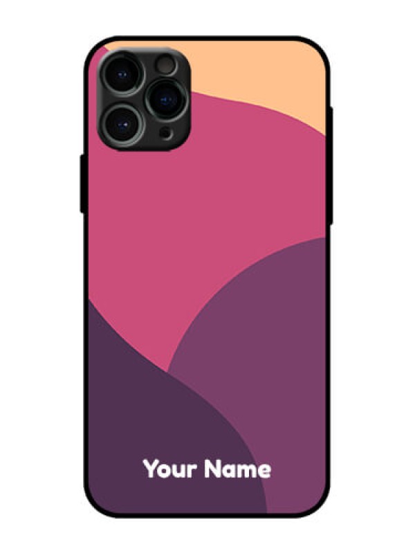 Custom iPhone 11 Pro Custom Metal Phone Case - Mixed Multi - Colour Abstract Art Design