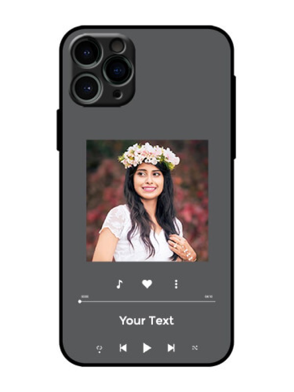 Custom iPhone 11 Pro Custom Metal Phone Case - Play The Music Design