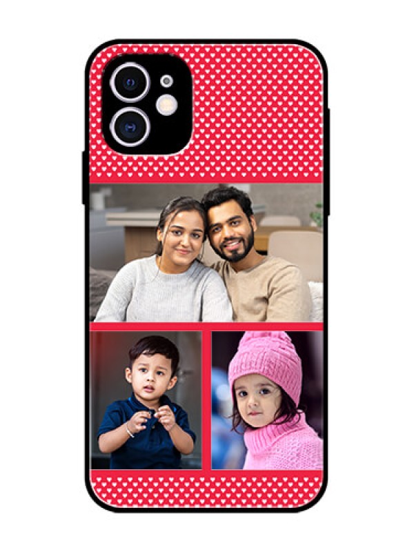 Custom iPhone 11 Custom Metal Phone Case - Bulk Photo Upload Design