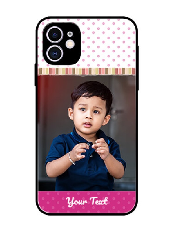 Custom iPhone 11 Custom Metal Phone Case - Cute Girls Cover Design