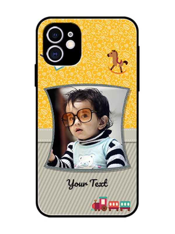 Custom iPhone 11 Custom Metal Phone Case - Baby Picture Upload Design