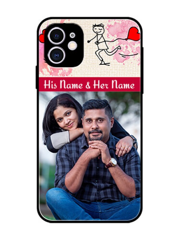 Custom iPhone 11 Custom Metal Phone Case - You And Me Case Design