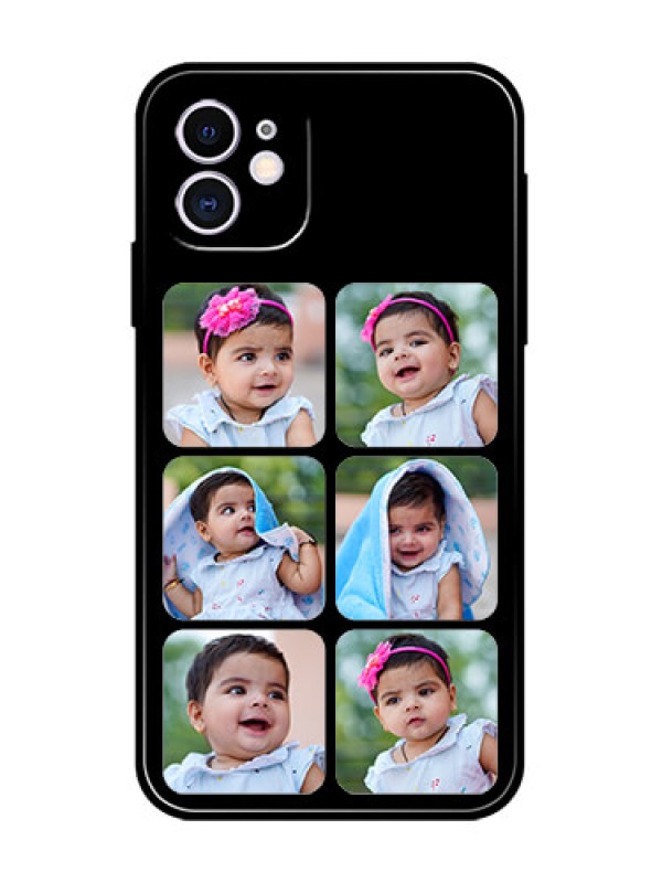 Custom iPhone 11 Custom Metal Phone Case - Multiple Pictures Design