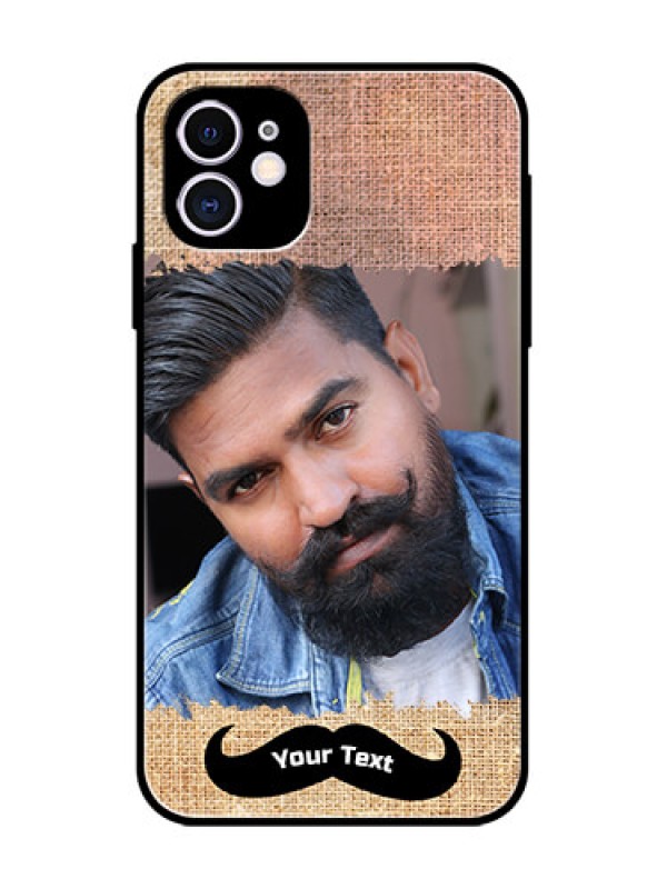 Custom iPhone 11 Custom Metal Phone Case - With Texture Design