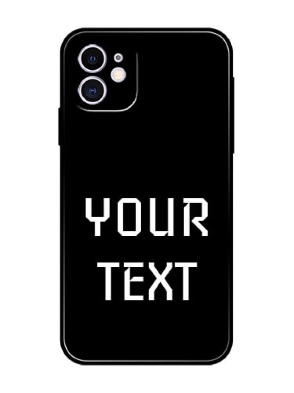 Custom iPhone 11 Custom Metal Phone Case - Your Name Design