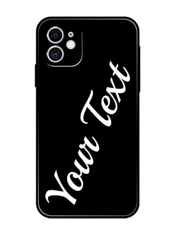 Custom iPhone 11 Custom Metal Phone Case - With Your Name Design