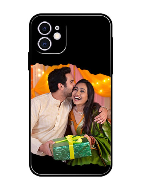 Custom iPhone 11 Custom Metal Phone Case - Tear - Off Design