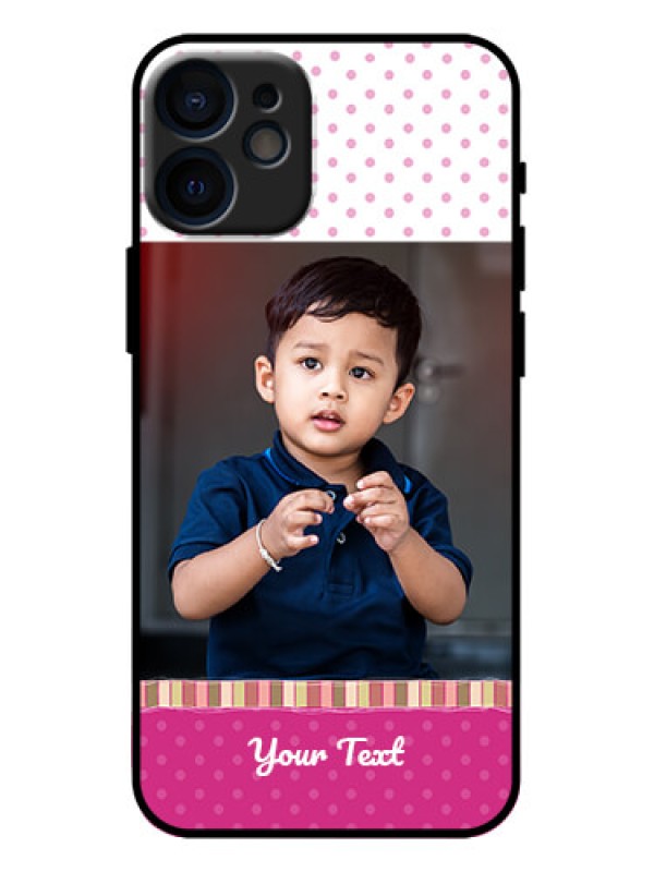 Custom iPhone 12 Mini Custom Metal Phone Case - Cute Girls Cover Design