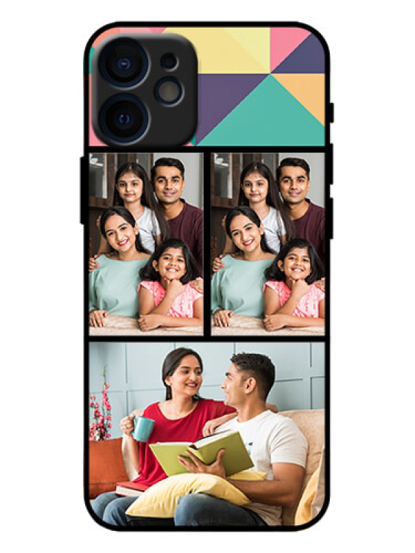 Custom iPhone 12 Mini Custom Metal Phone Case - Bulk Pic Upload Design