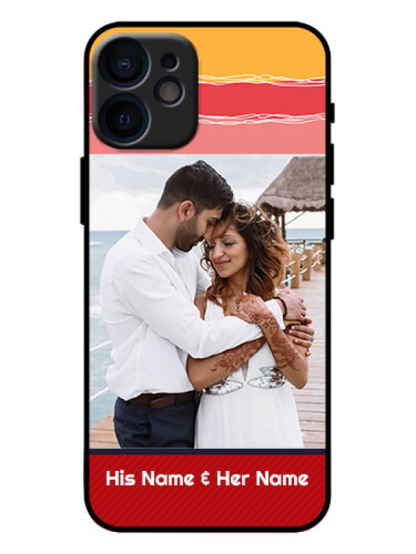 Custom iPhone 12 Mini Custom Metal Phone Case - Colorful Case Design