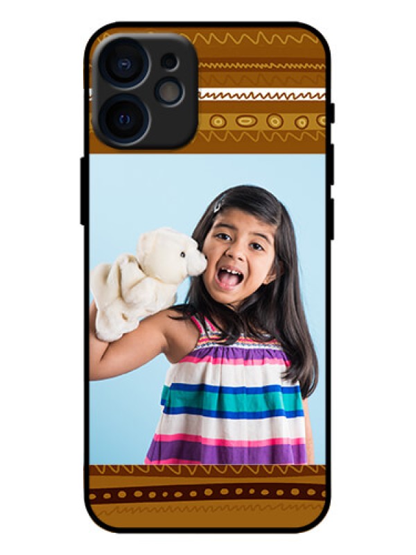 Custom iPhone 12 Mini Custom Metal Phone Case - Friends Picture Upload Design