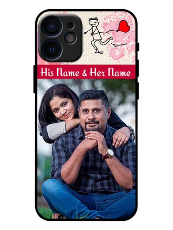 Custom iPhone 12 Mini Custom Metal Phone Case - You And Me Case Design