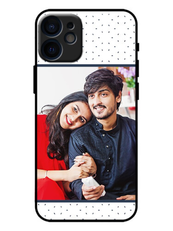 Custom iPhone 12 Mini Custom Metal Phone Case - Premium Dot Design