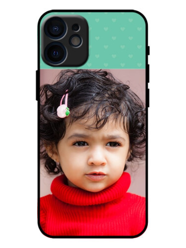 Custom iPhone 12 Mini Custom Metal Phone Case - Lovers Picture Design
