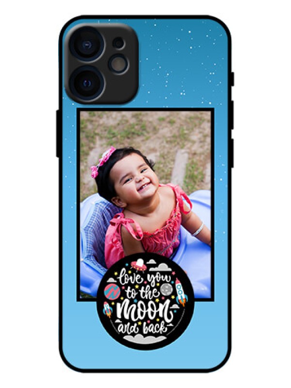 Custom iPhone 12 Mini Custom Metal Phone Case - Wave Pattern Colorful Design