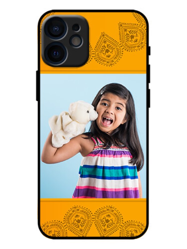 Custom iPhone 12 Mini Custom Metal Phone Case - Photo Wedding Design