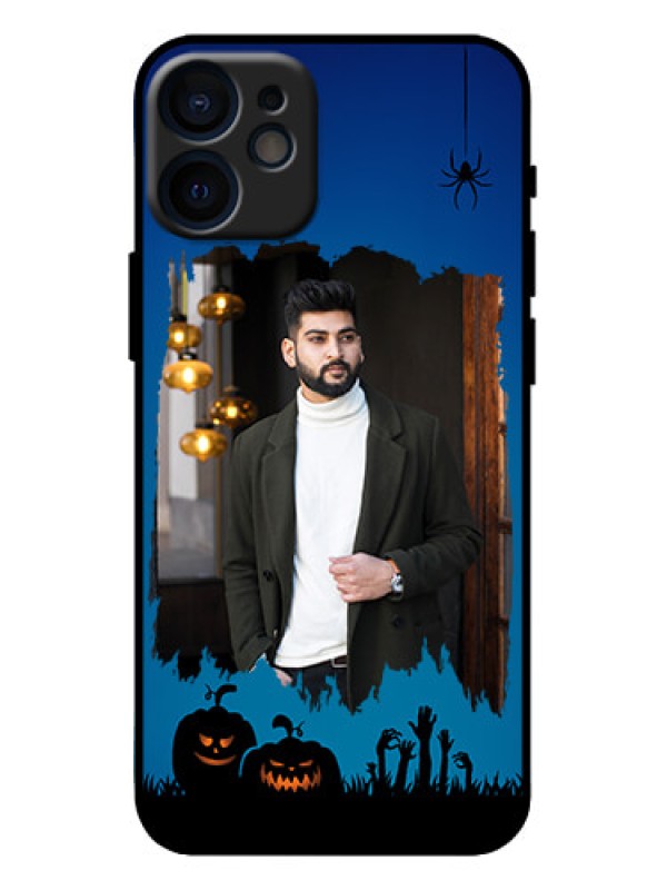 Custom iPhone 12 Mini Custom Metal Phone Case - With Pro Halloween Design