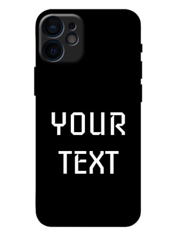 Custom iPhone 12 Mini Custom Metal Phone Case - Your Name Design