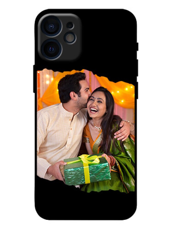 Custom iPhone 12 Mini Custom Metal Phone Case - Tear - Off Design