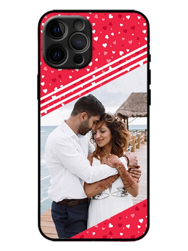 Custom iPhone 12 Pro Max Custom Metal Phone Case - Valentines Gift Design