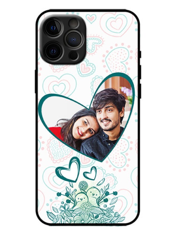 Custom iPhone 12 Pro Max Custom Metal Phone Case - Premium Couple Design