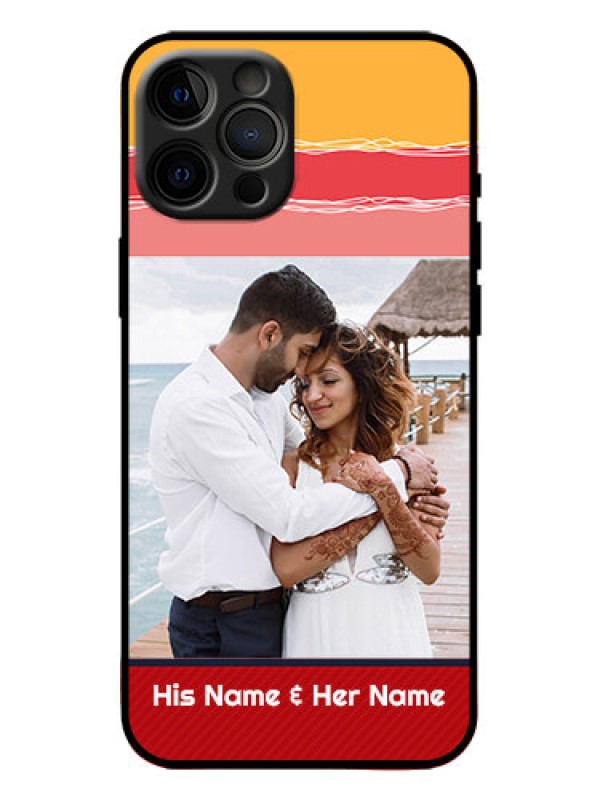 Custom iPhone 12 Pro Max Custom Metal Phone Case - Colorful Case Design