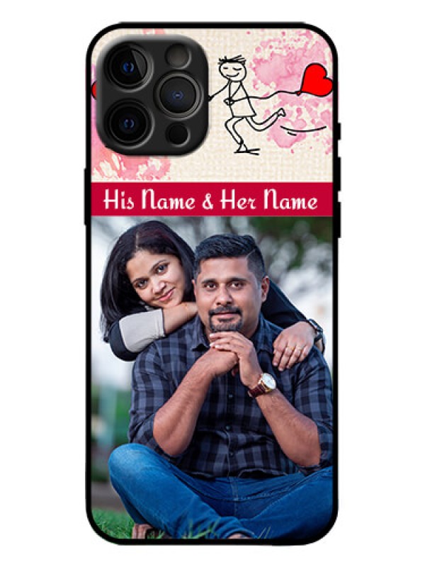 Custom iPhone 12 Pro Max Custom Metal Phone Case - You And Me Case Design