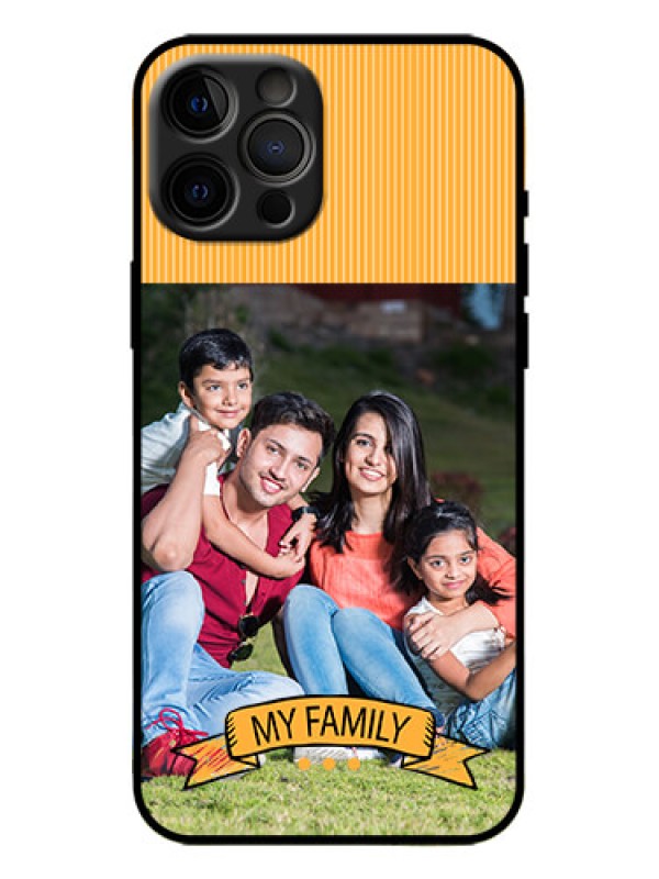 Custom iPhone 12 Pro Max Custom Metal Phone Case - My Family Design