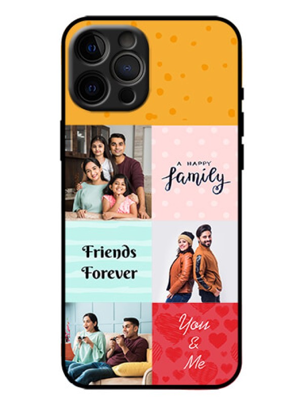 Custom iPhone 12 Pro Max Custom Metal Phone Case - Images With Quotes Design