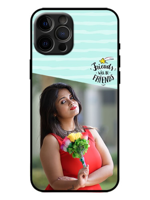 Custom iPhone 12 Pro Max Custom Metal Phone Case - Friends Picture Icon Design