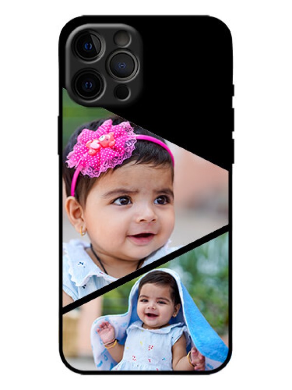 Custom iPhone 12 Pro Max Custom Metal Phone Case - Semi Cut Design