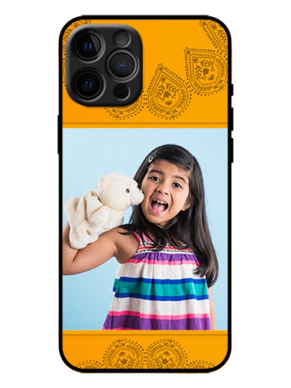 Custom iPhone 12 Pro Max Custom Metal Phone Case - Photo Wedding Design