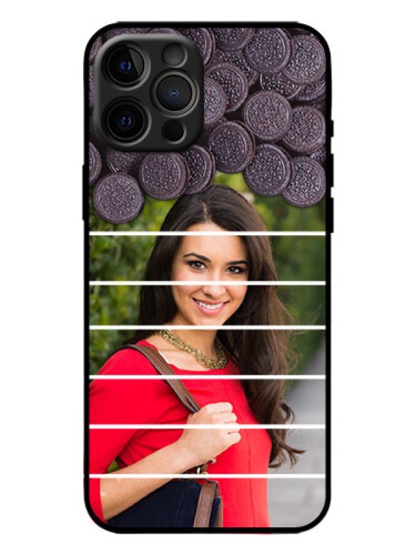 Custom iPhone 12 Pro Max Custom Metal Phone Case - With Oreo Biscuit Design