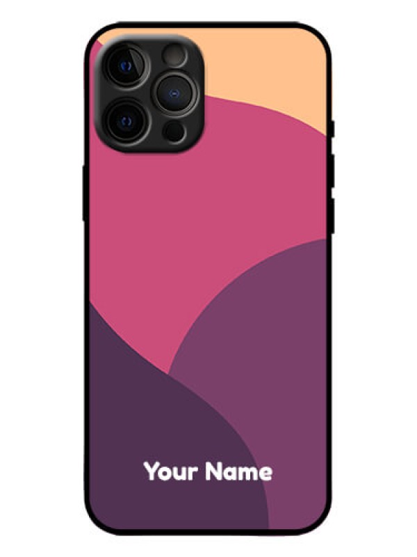 Custom iPhone 12 Pro Max Custom Metal Phone Case - Mixed Multi - Colour Abstract Art Design