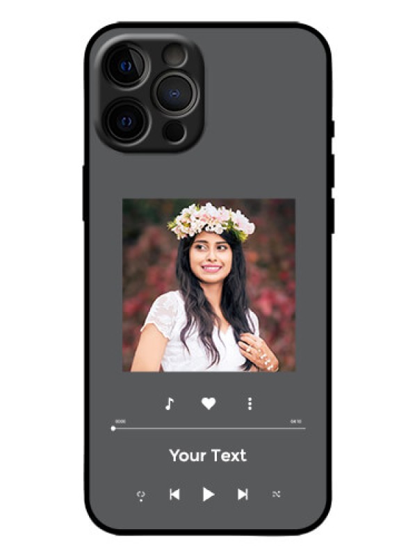 Custom iPhone 12 Pro Max Custom Metal Phone Case - Play The Music Design